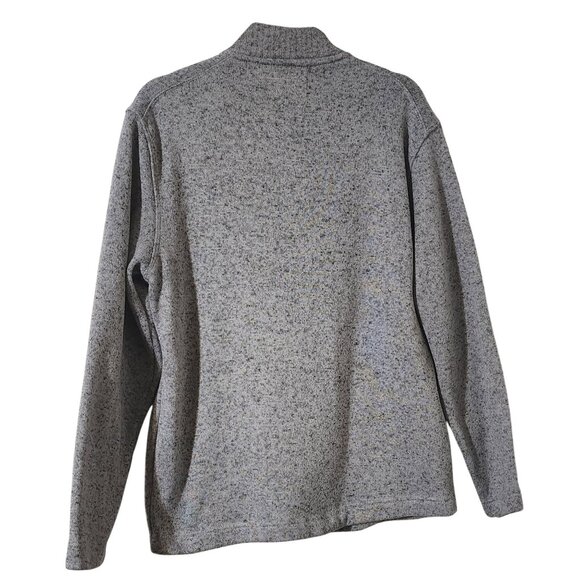 Telluride Clothing Co. Gray Heathered Mens Size L Pullover W/ Button-Up Collar - Picture 2 of 6